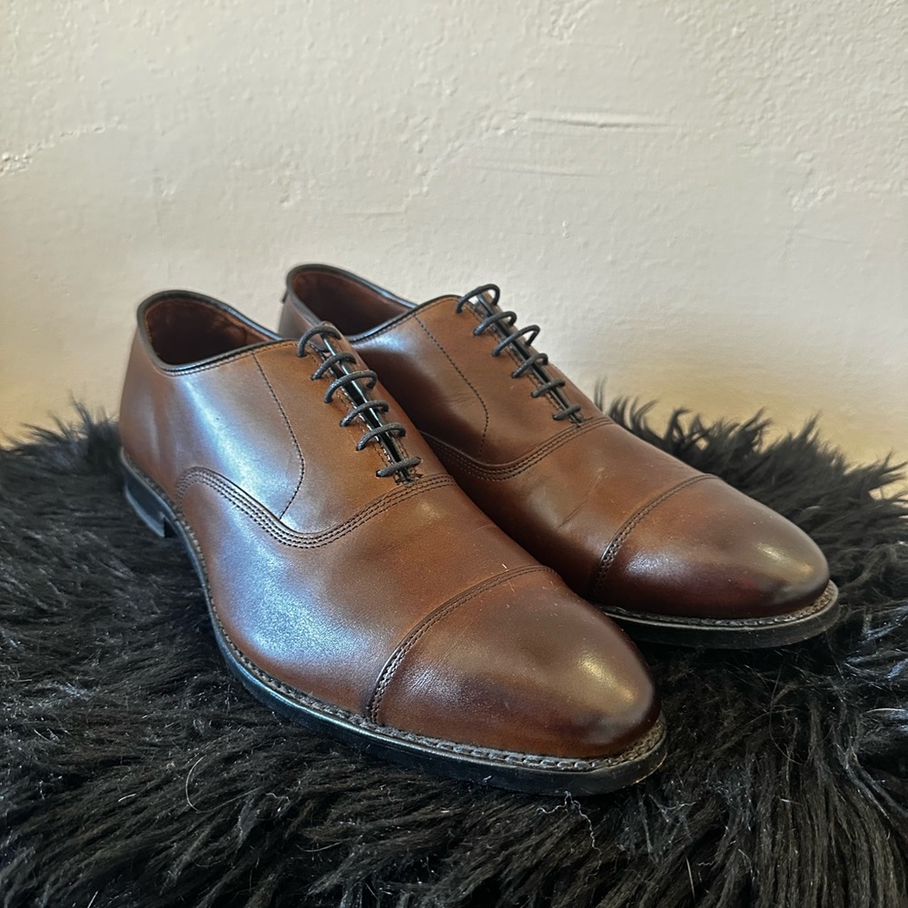 Allen Edmonds Brown Leather Oxfords